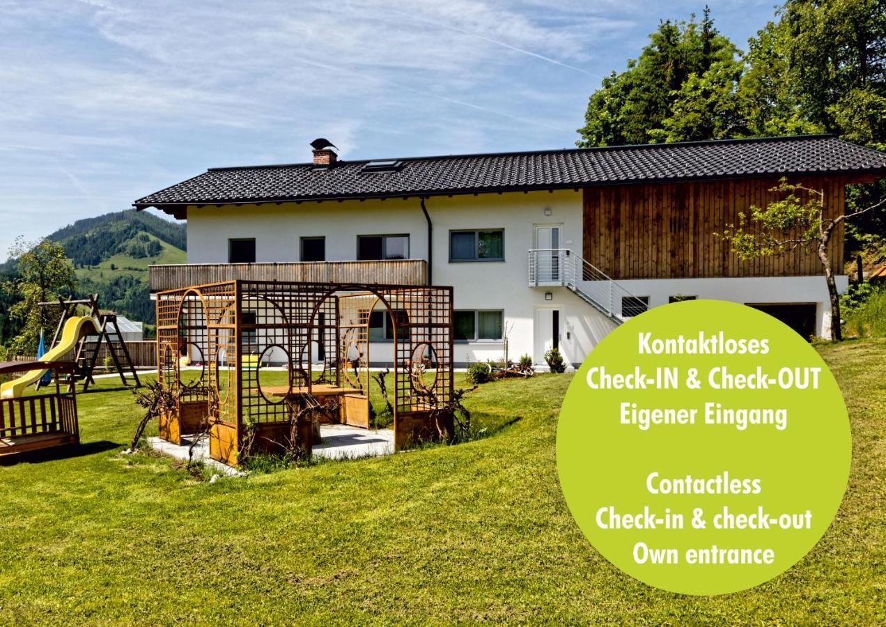 Mühlbach am Hochkönig Ferienwohnungen Unterleegut מראה חיצוני תמונה
